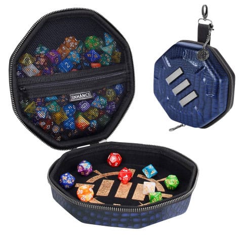 Enhance Tabletop Collector's Edition Dice Case Blue - MangaShop.ro