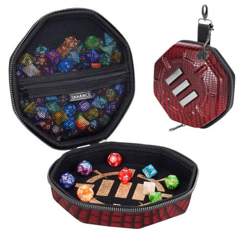 Enhance Tabletop Collector's Edition Dice Case Red - MangaShop.ro