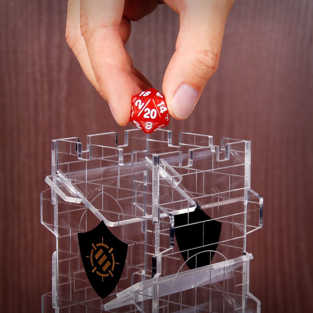 Enhance Tabletop Series Dice Tower Clear - MangaShop.ro