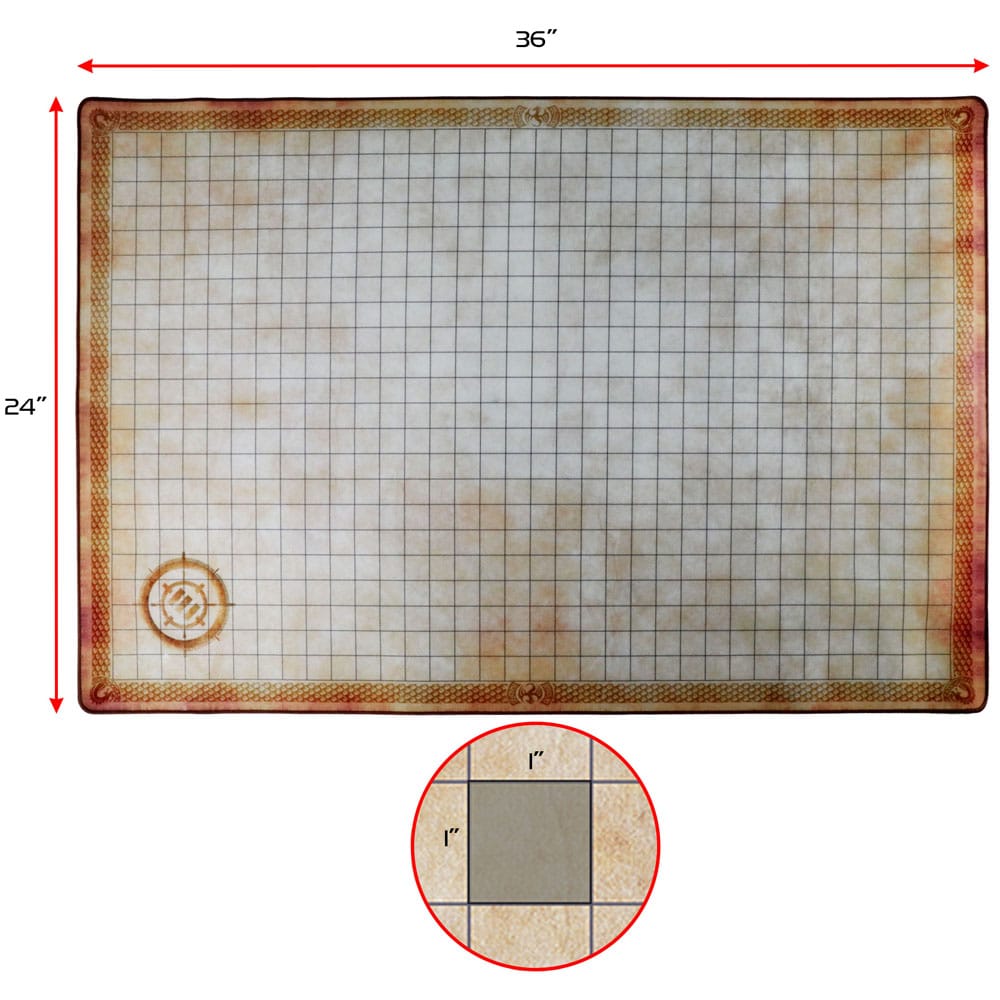 Enhance RPG Series Grid Mat Deluxe Edition DnD Map - MangaShop.ro