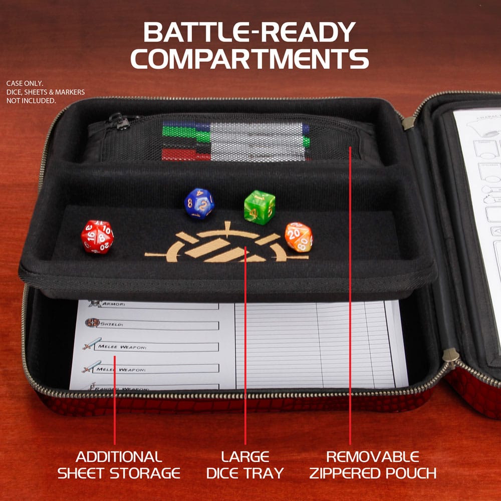 Enhance RPG Series Collector's Edition Organizer Case Red - MangaShop.ro
