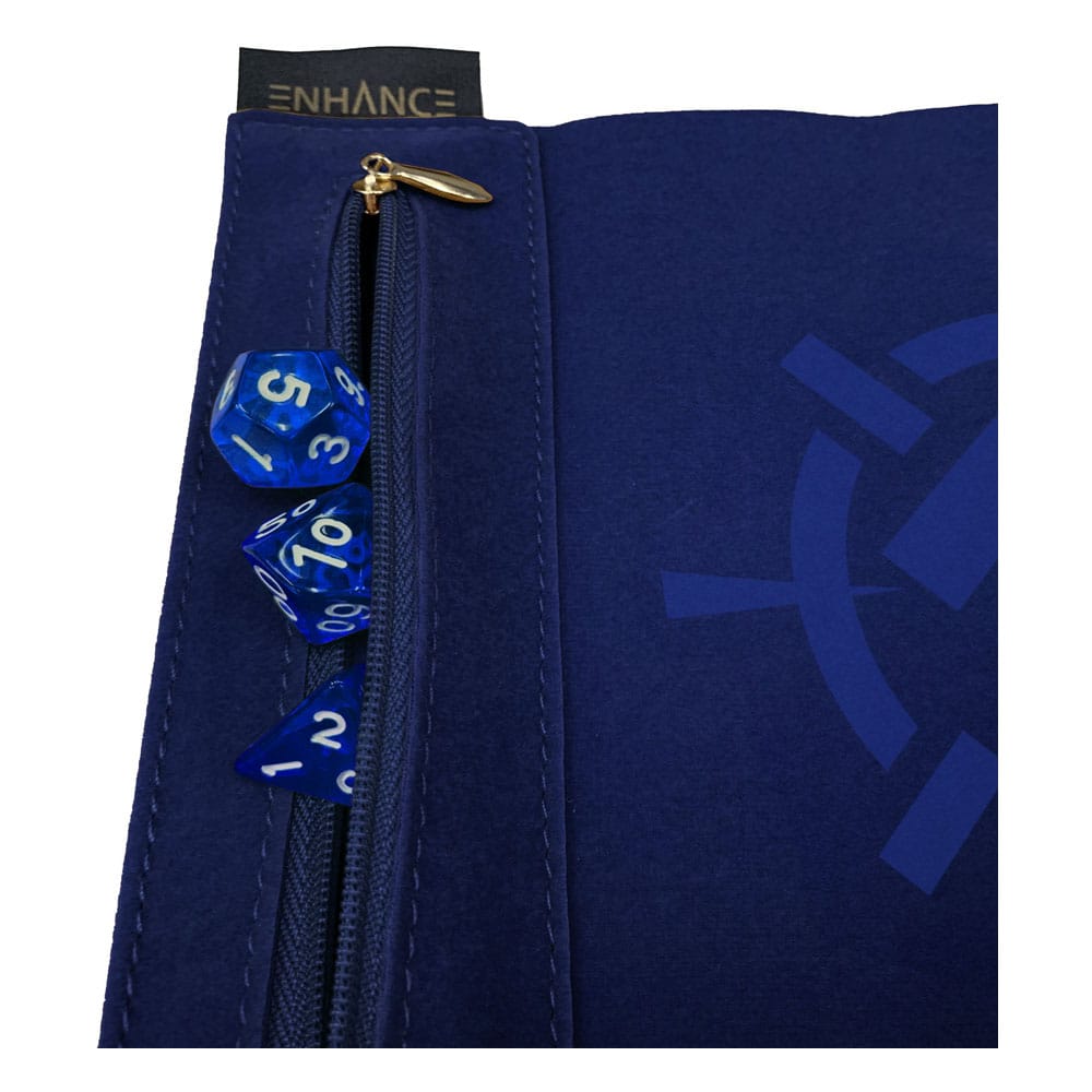 Enhance Tabletop Roll on a Scroll Bag with Dice Blue - MangaShop.ro