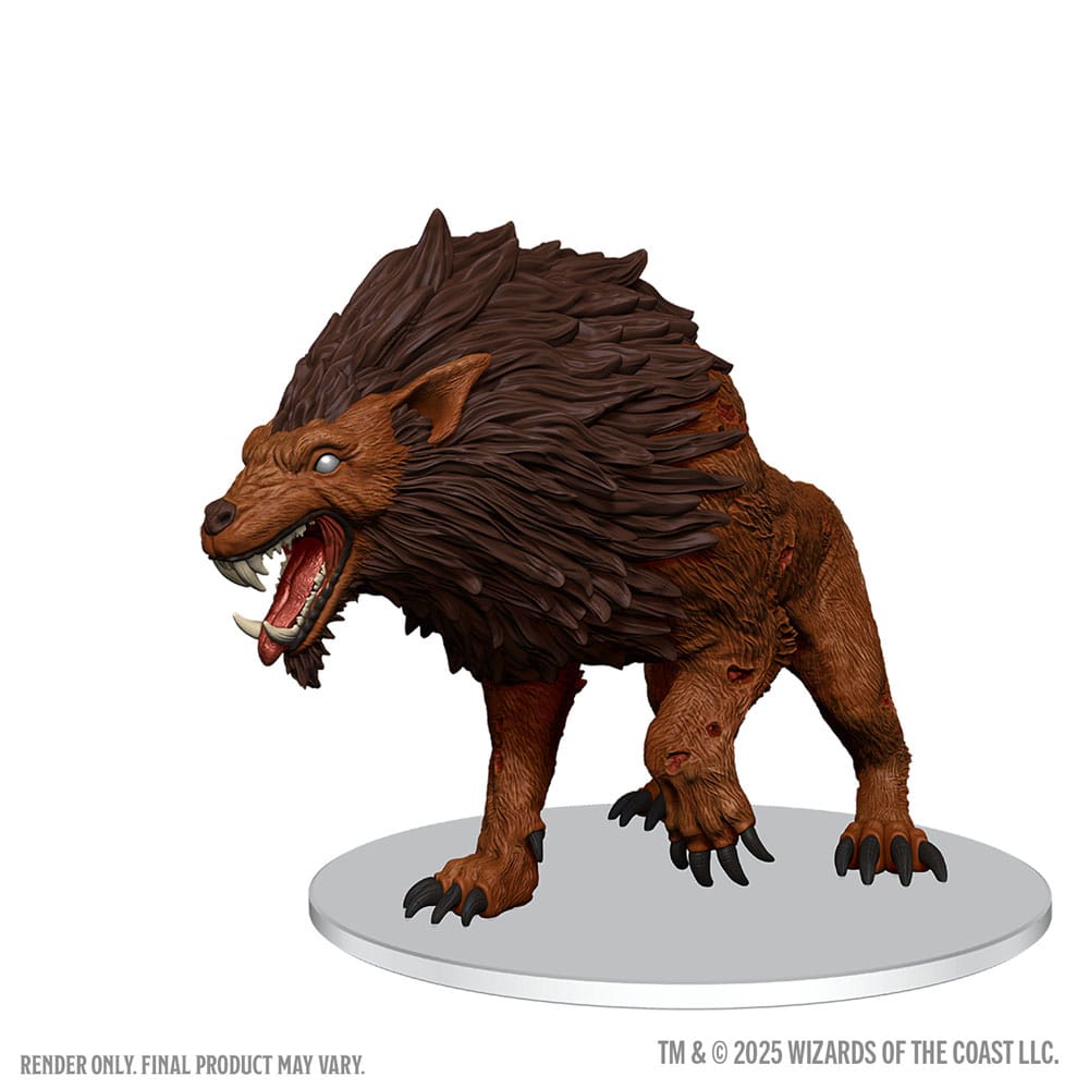 D&D Icons of the Realms Boxed prepainted Miniatures Dire Worg 11 cm - MangaShop.ro