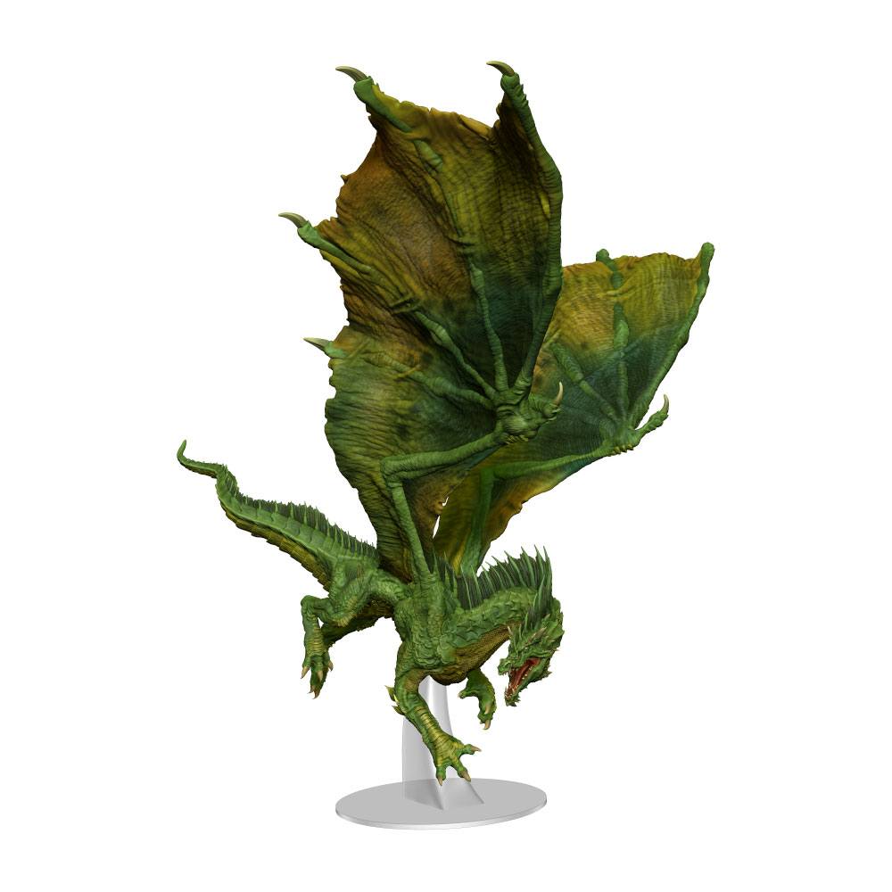 D&D Icons of the Realms Premium Miniature pre-painted Adult Green Dragon - MangaShop.ro
