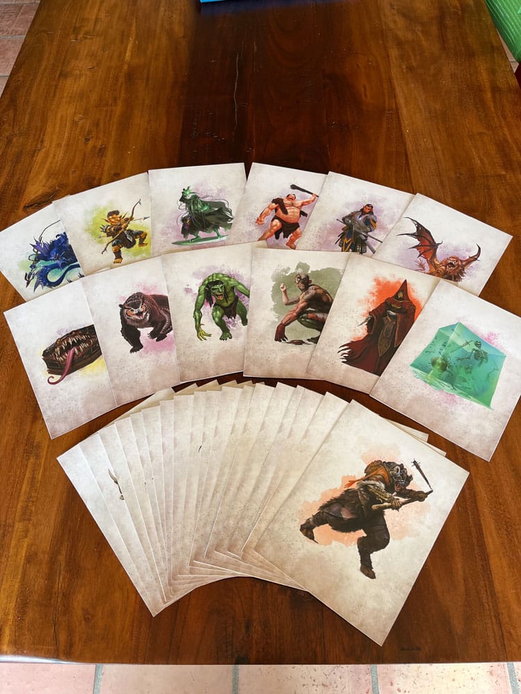 Dungeons & Dragons RPG Encounter Cards Challenge Rating 0-6: Pack 1 *english* - MangaShop.ro