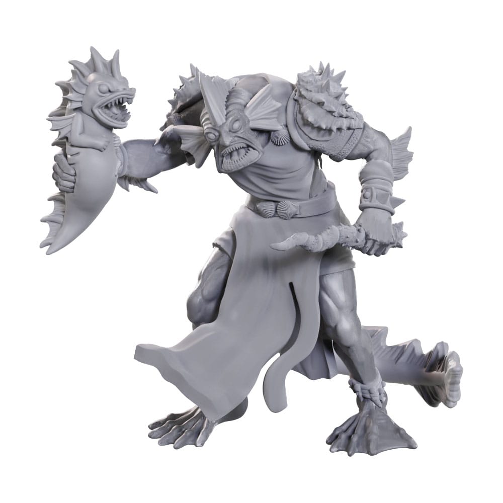 D&D Nolzur's Marvelous Miniatures Unpainted Miniatures Sahuagin Priestess - MangaShop.ro