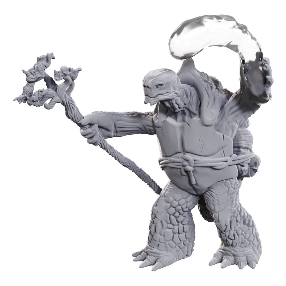 D&D Nolzur's Marvelous Miniatures Unpainted Miniatures Tortle Druid & Wild Shape Giant Lizard - MangaShop.ro