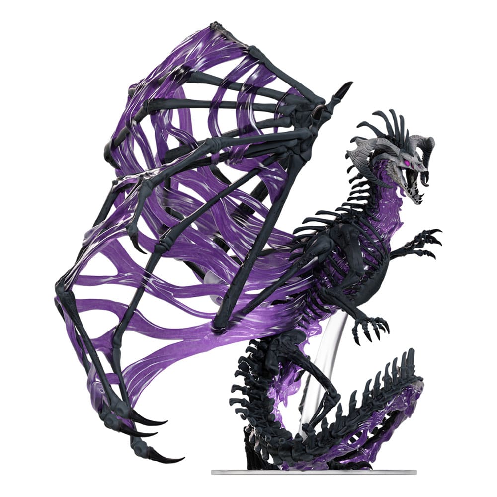 D&D Icons of the Realms Boxed prepainted Miniatures Black Dracolich 30 cm - MangaShop.ro