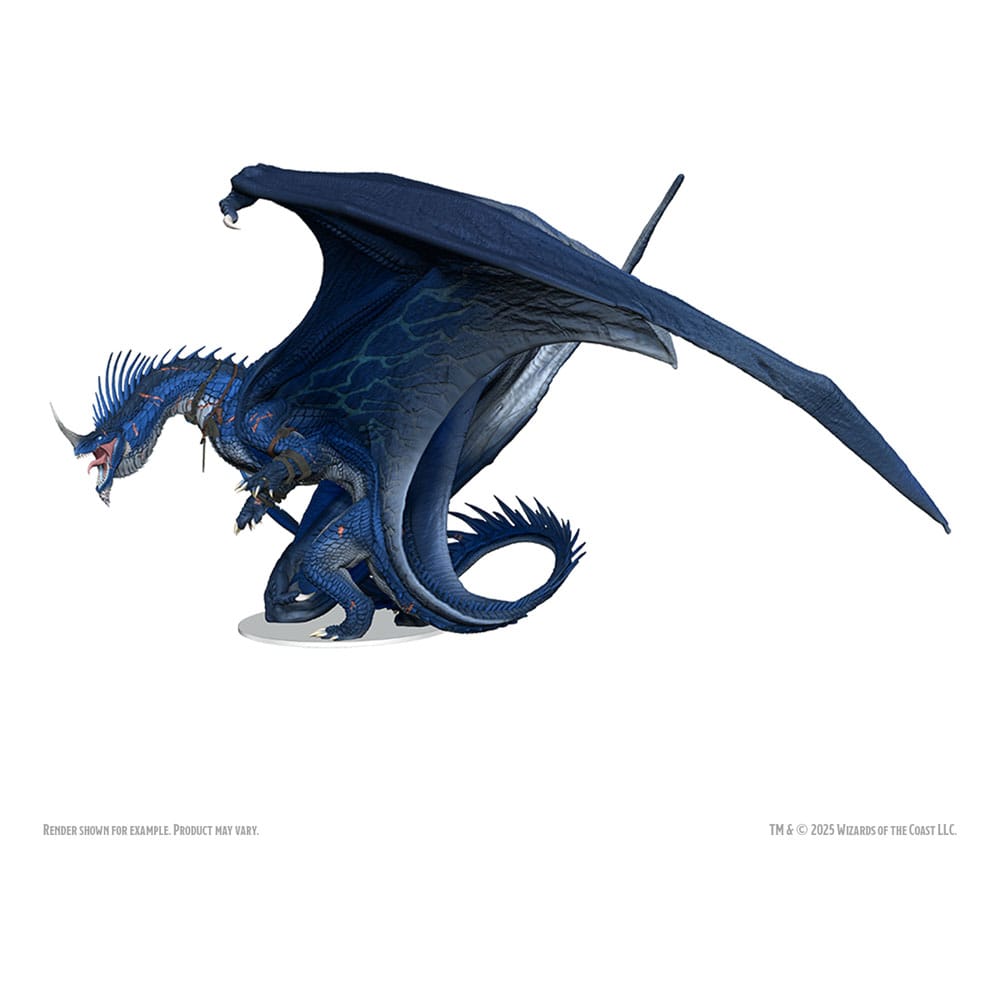 D&D Icons of the Realms Boxed prepainted Miniatures Ancient Blue Dragon 20 cm - MangaShop.ro