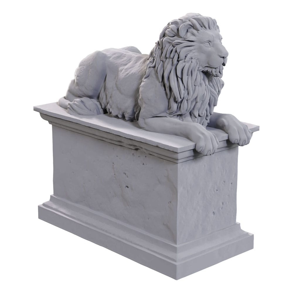 WizKids Deep Cuts Miniatures Unpainted Miniatures 2-Pack Stone Lion - MangaShop.ro