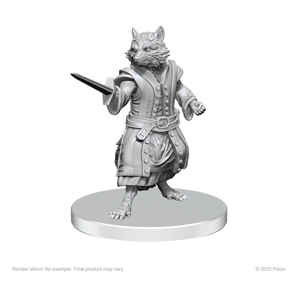 Pathfinder Deep Cuts Unpainted Miniatures Procyal (Raccoon Agathion) & Zoaem (Ring Archon) - MangaShop.ro