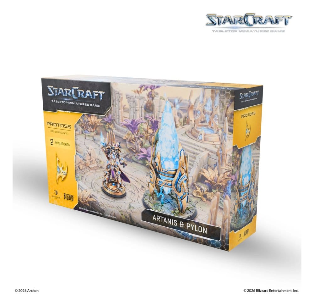 StarCraft TMG Hero Expansion Set Protoss: Artanis & Pylon - MangaShop.ro