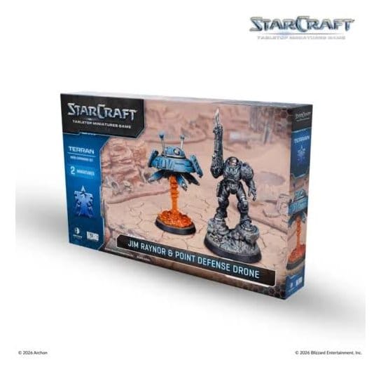 StarCraft TMG Hero Expansion Set Terran: Jim Raynor & Point Defense Drone - MangaShop.ro