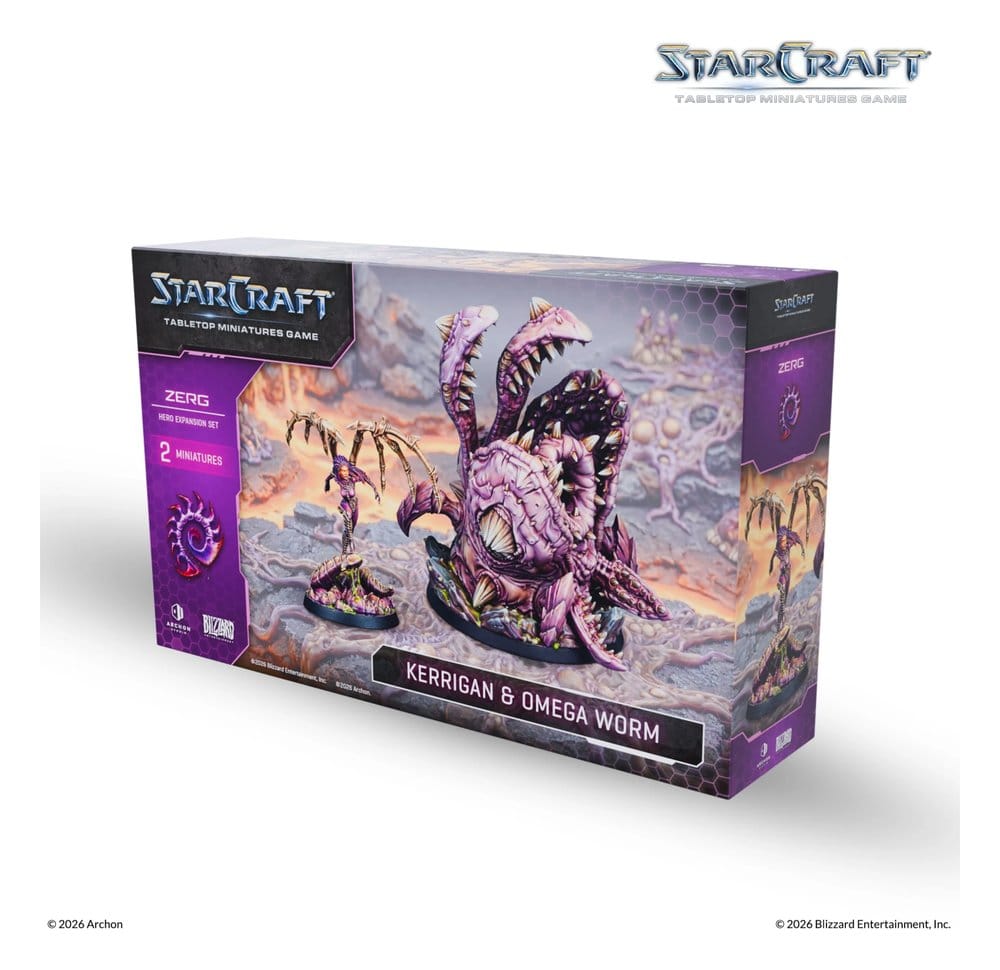 StarCraft TMG Hero Expansion Set Zerg: Kerrigan & Omega Worm - MangaShop.ro