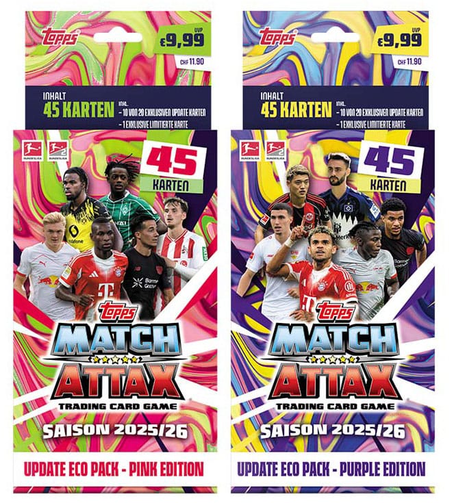 Bundesliga Match Attax Trading Cards 2025/26 Update Eco Pack - MangaShop.ro