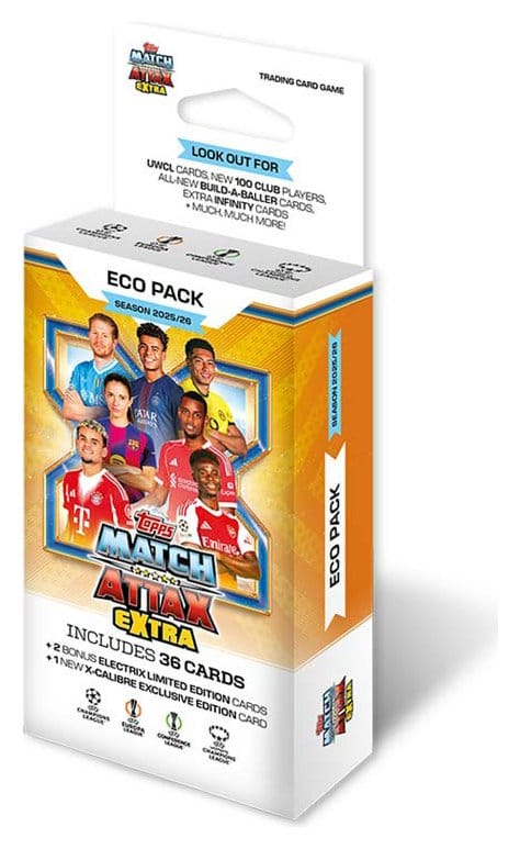 UEFA Champions League Match Attax Extra Trading Cards 2025/26 Eco Pack - MangaShop.ro