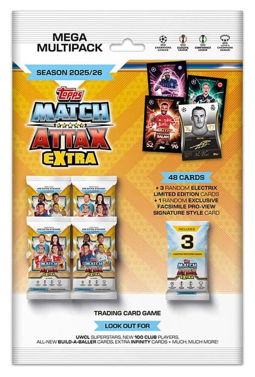 UEFA Champions League Match Attax Extra Trading Cards 2025/26 Mega Multipack - MangaShop.ro