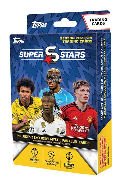 UEFA Champions League Super Stars 2023/24 Trading Cards Hanger Pack *English Version* - MangaShop.ro