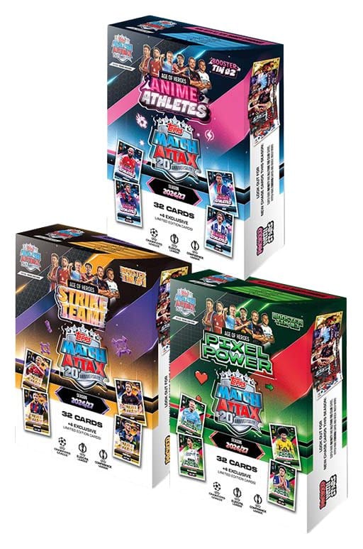 UEFA Club Competition Match Attax 2026/27 Trading Cards Age of Heroes Mini Tin - MangaShop.ro