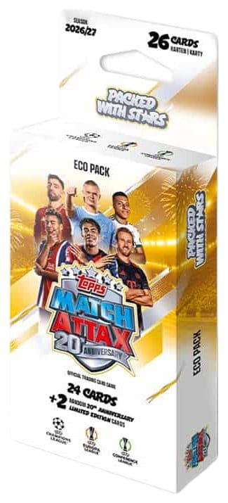 UEFA Club Competition Match Attax 2026/27 Trading Cards Eco Pack - MangaShop.ro