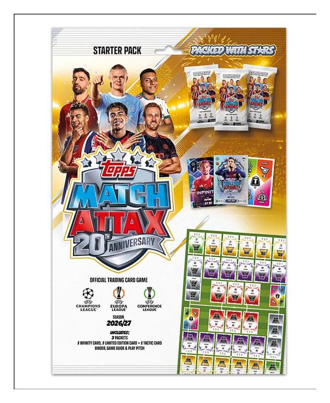 UEFA Club Competition Match Attax 2026/27 Trading Cards Starterpack - MangaShop.ro