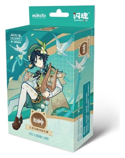 Genshin Impact Trading Card Game - Pre-Build Starter Deck 01 - Venti - Series 2 *Chinese Version* - MangaShop.ro
