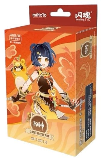 Genshin Impact Trading Card Game - Pre-Build Starter Deck 08 - Xiangling - Series 1 *Chinese Version* - MangaShop.ro