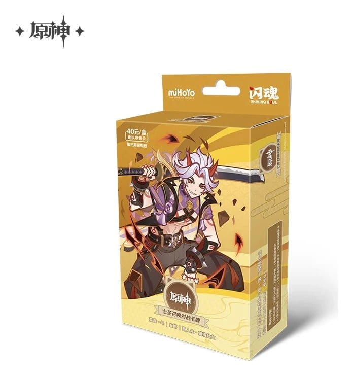 Genshin Impact Trading Card Game Series 03 Pre-Build Starter Deck 03 Arataki Itto *Chinese Version* - MangaShop.ro