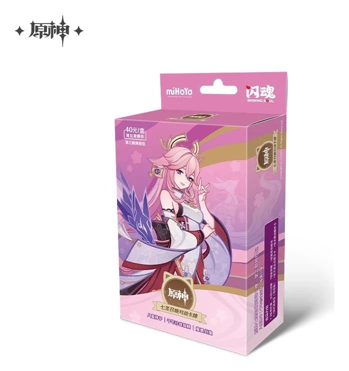 Genshin Impact Trading Card Game Series 03 Pre-Build Starter Deck 05 Yae Miko *Chinese Version* - MangaShop.ro