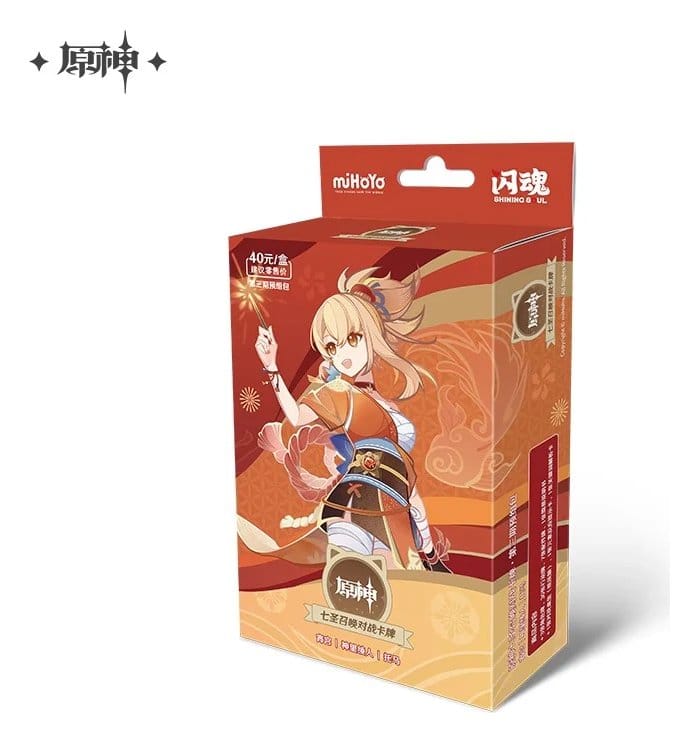 Genshin Impact Trading Card Game Series 03 Pre-Build Starter Deck 08 Yoimiya *Chinese Version* - MangaShop.ro