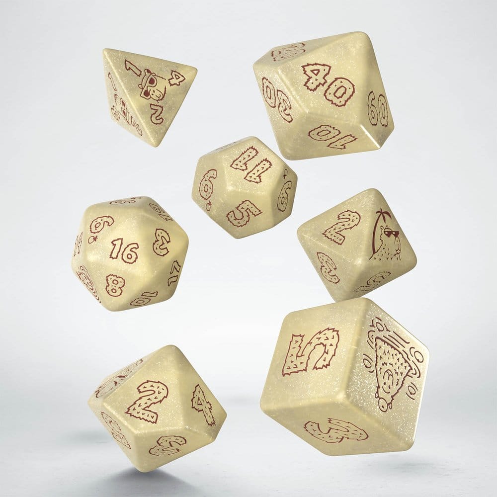 Capybara Dice Set of 7 Sleepie - MangaShop.ro