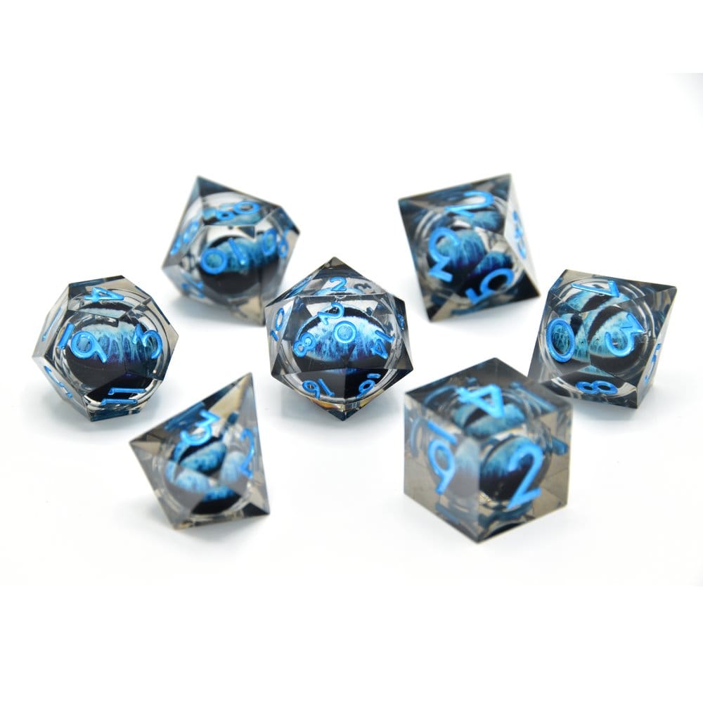 CritStones Dice Set Water Dragon's Gaze Floating Eye (7) - MangaShop.ro