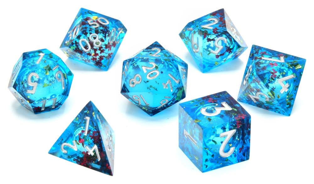 CritStones Liquid Core Dice Set Mermaid's Maelstrom (7) - MangaShop.ro