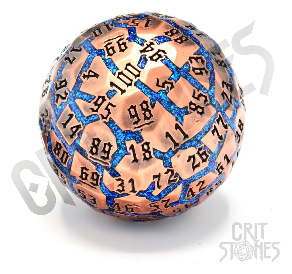 CritStones Metal Dice D100 Hextech Orb - MangaShop.ro
