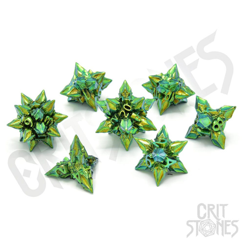 CritStones Metal Dice Set Unholy Bane (7) - MangaShop.ro
