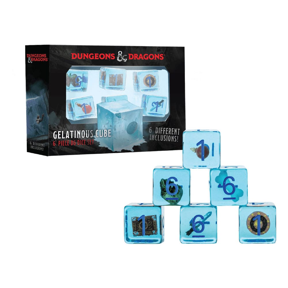 Dungeons & Dragons Dice Set Gelatinous Cube (6) - MangaShop.ro