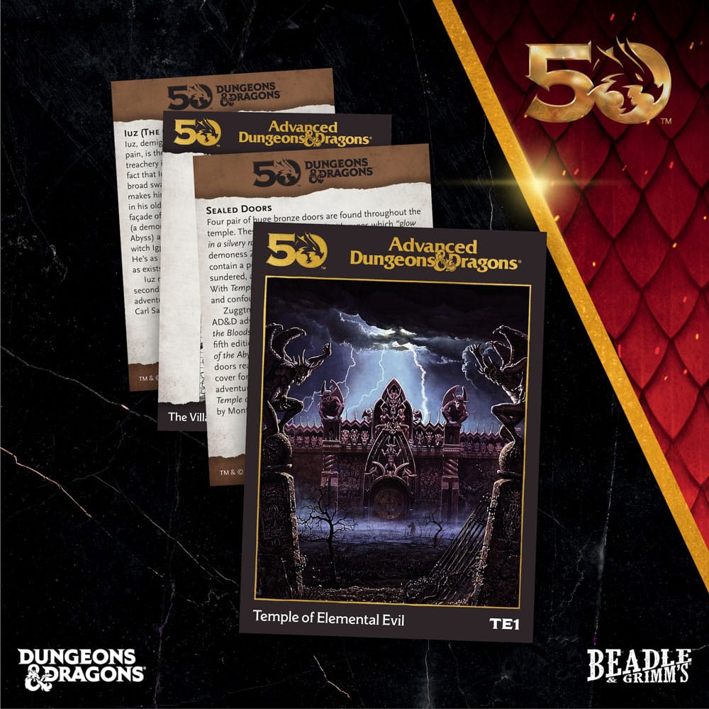 Dungeons & Dragons Classic Module Dice Set The Temple of Elemental Evil (7) - MangaShop.ro