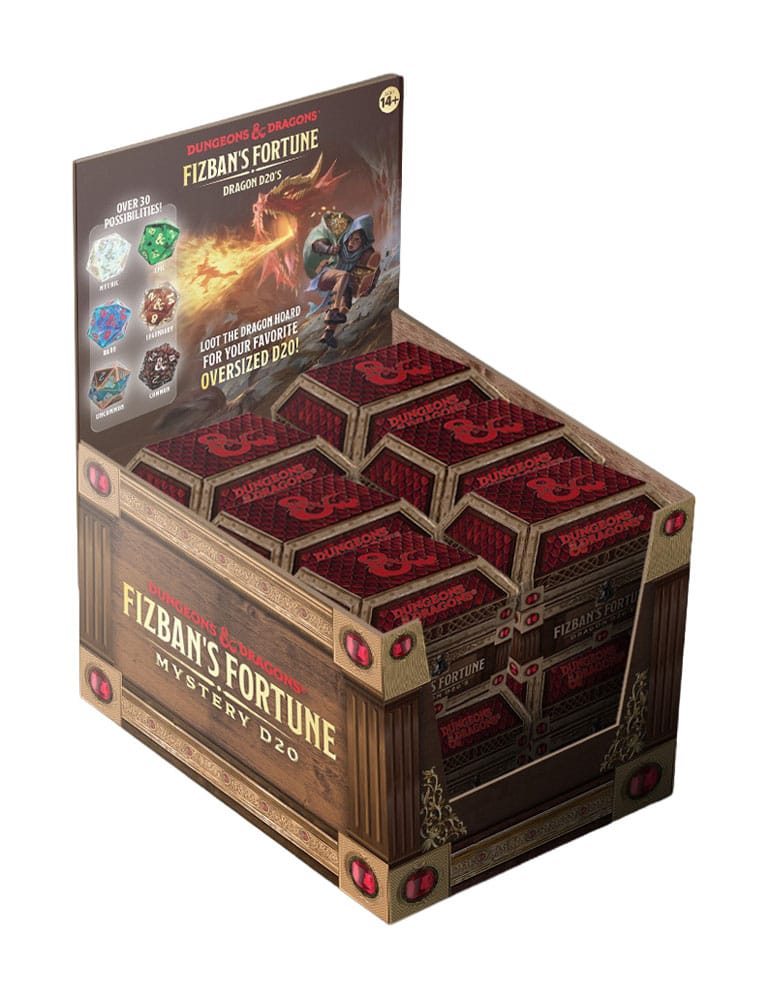 Dungeons & Dragons Blind Mystery Box Dice Fizban's Treasure d20 25 mm - MangaShop.ro