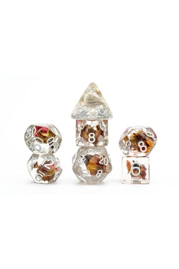 FanRoll  Dice Set Rose (7) - MangaShop.ro