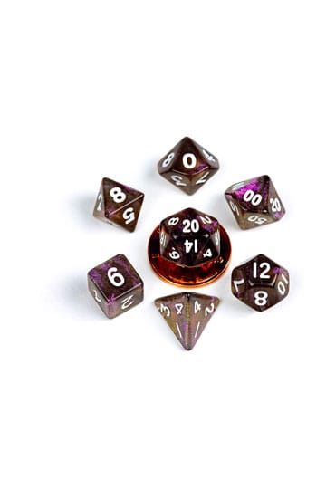 FanRoll Mini Dice Set Stardust Supervolcano (7) - MangaShop.ro