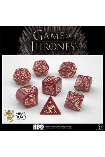 Game of Thrones Dice Set Lannister (8) - MangaShop.ro