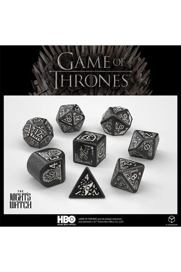 Game of Thrones Dice Set Night's Watch (8) - MangaShop.ro
