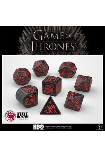 Game of Thrones Dice Set Targaryen (8) - MangaShop.ro