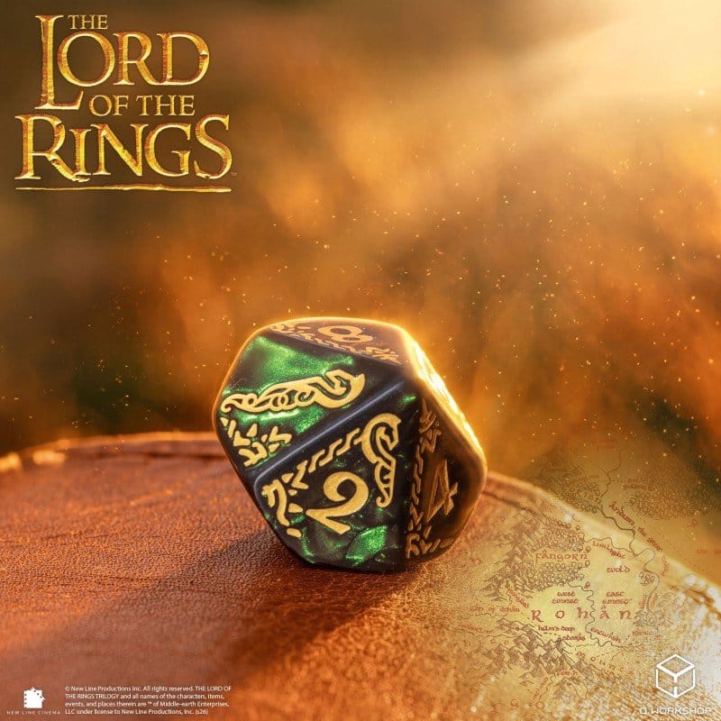 The Lord of the Rings Dice Set of 7 Rohan - MangaShop.ro