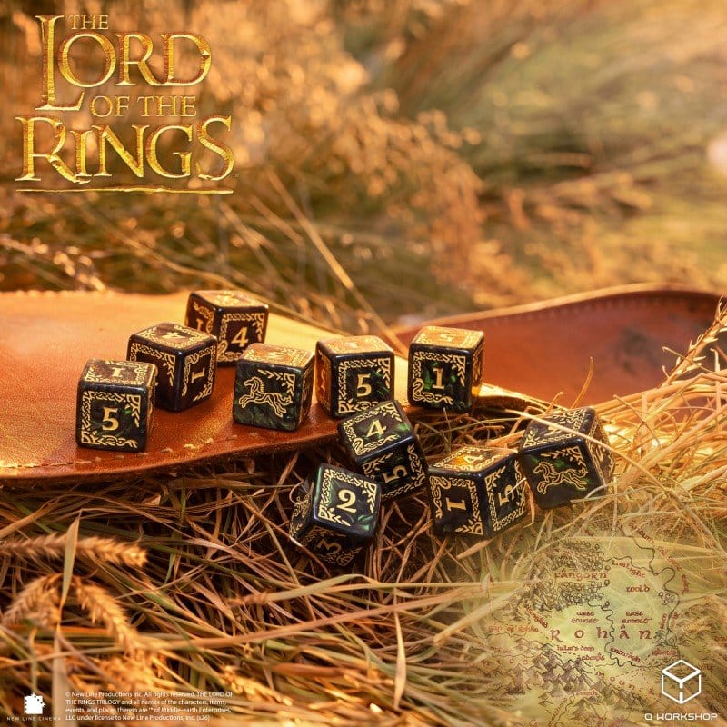 The Lord of the Rings: 10 D6 Dice Set Rohan - MangaShop.ro