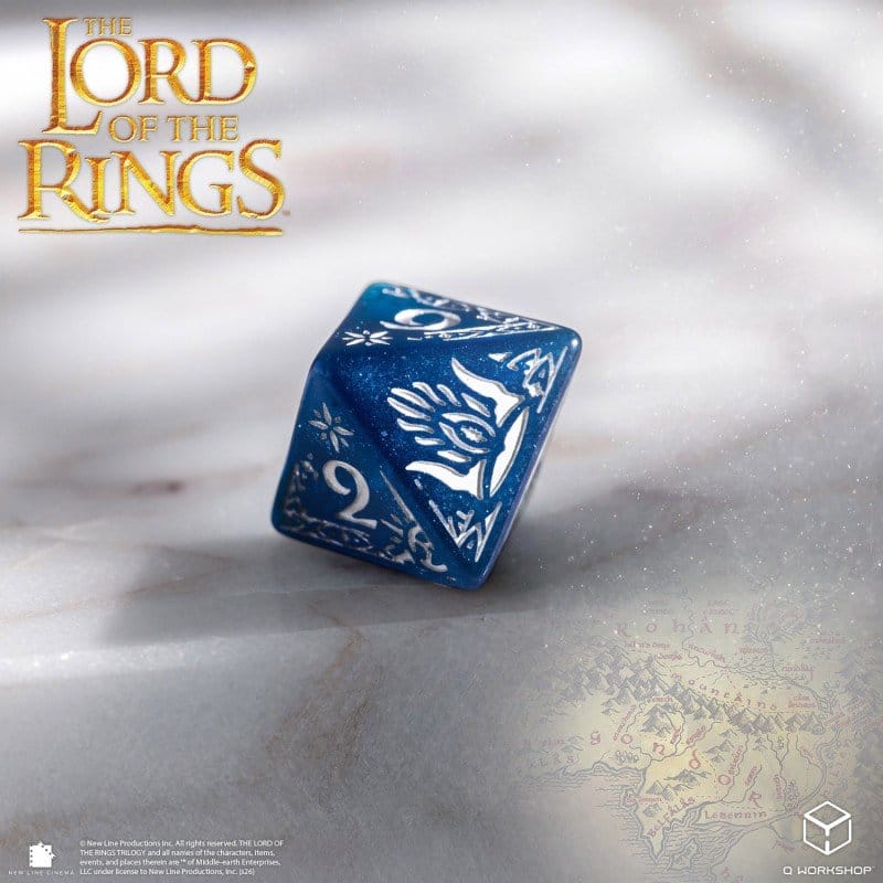 The Lord of the Rings Dice Set of 7 Gondor - MangaShop.ro