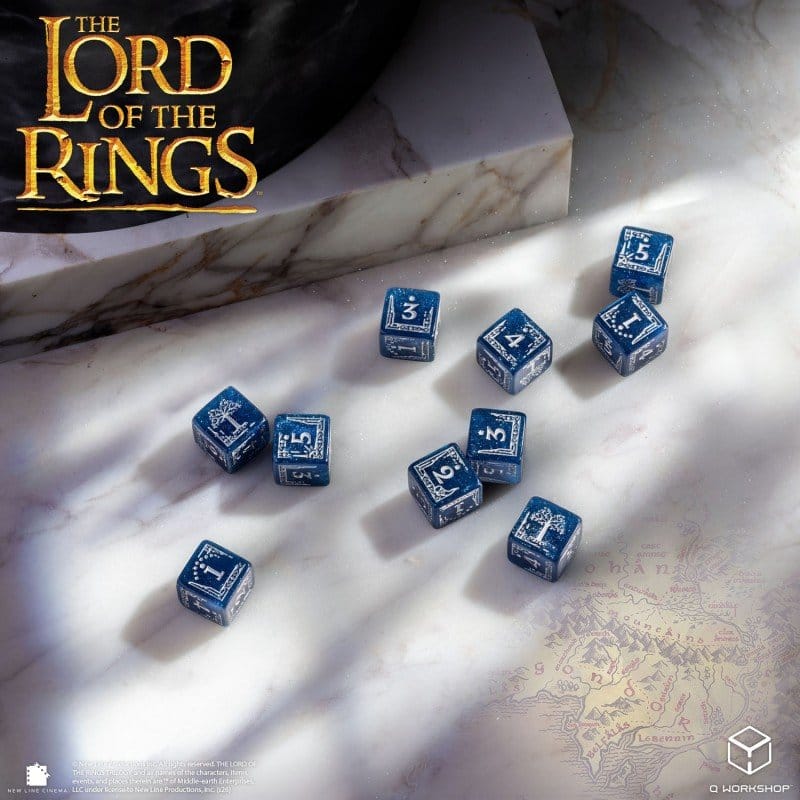 The Lord of the Rings: 10 D6 Dice Set Gondor - MangaShop.ro