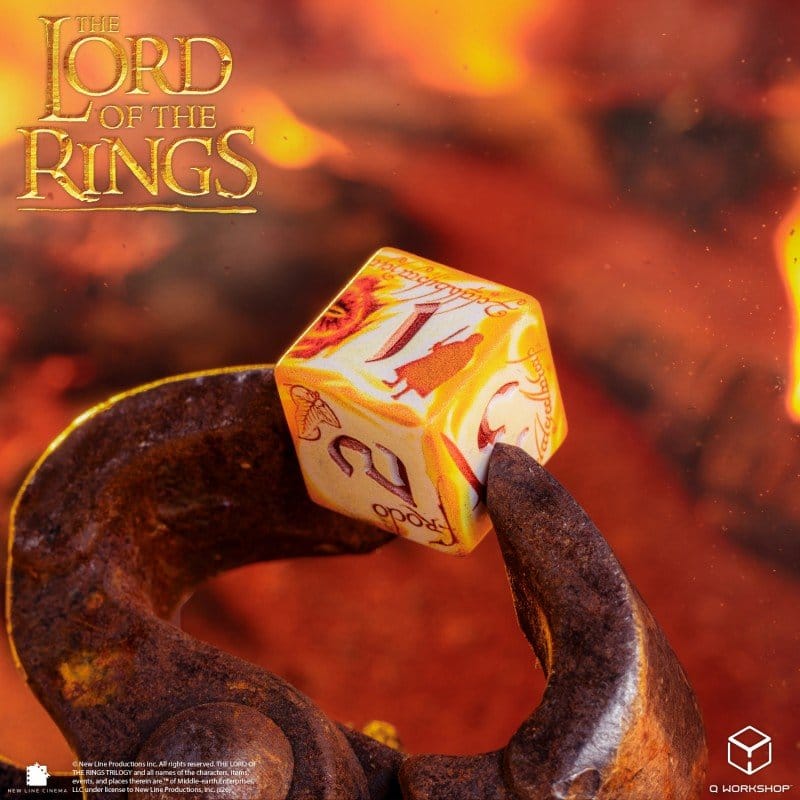 The Lord of the Rings Full Art Dice Set of 7 Ring-bearers (Whitefire Radiance) - MangaShop.ro