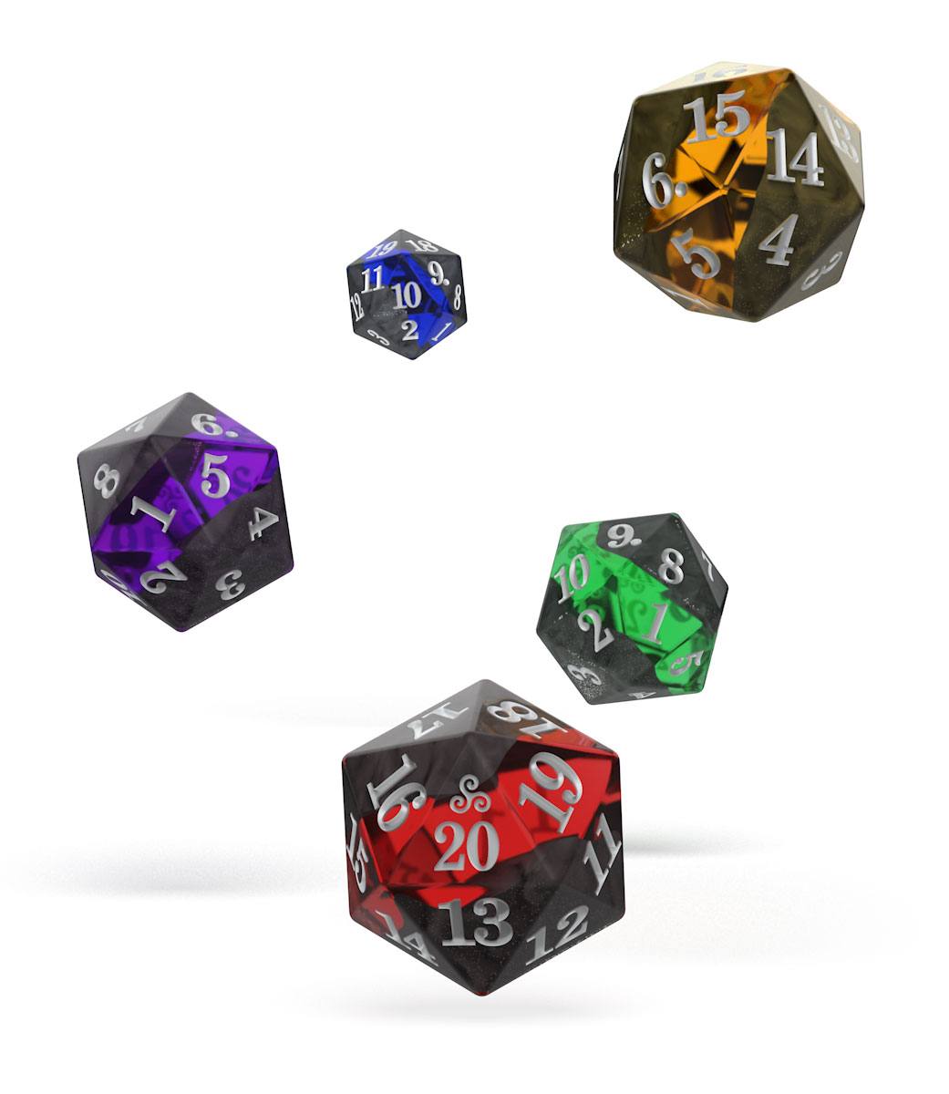 Oakie Doakie Dice D20 Spindown Dice Set Enclave (5) - MangaShop.ro