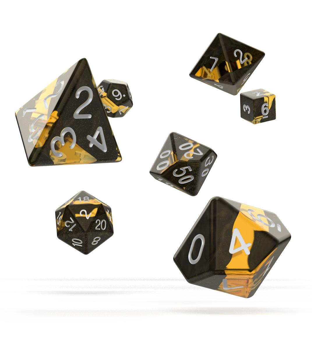 Oakie Doakie Dice RPG Set Enclave - Amber (7) - MangaShop.ro